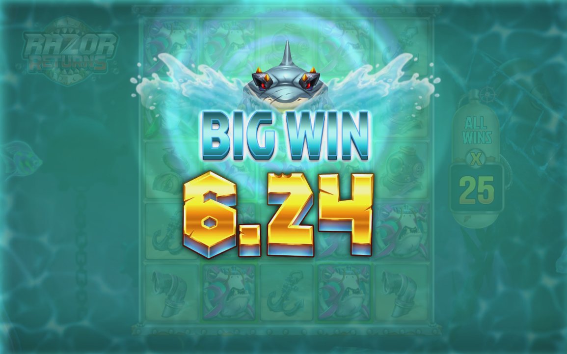 Free Spins Feature screen as the bonus opens