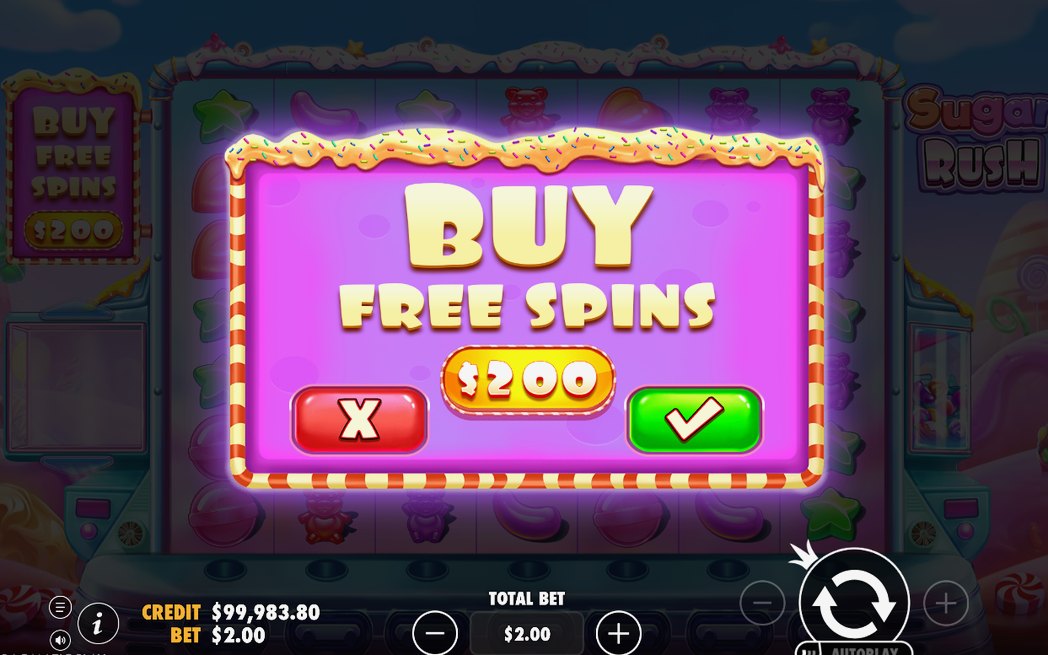 Scatter symbols on the grid before free spins begin